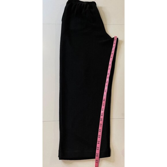 Coldwater Creek Womens Knit Pull On Pants Size PM Travel Straight Leg Stretch - Picture 5 of 13